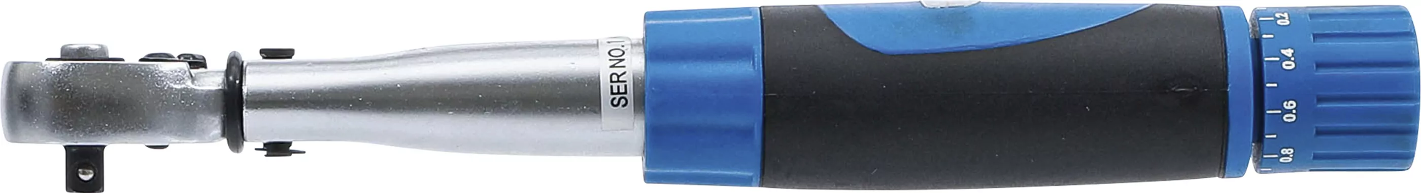 Drehmomentschlüssel | Abtrieb Außenvierkant 6,3 mm (1/4") | 1 - 6 Nm