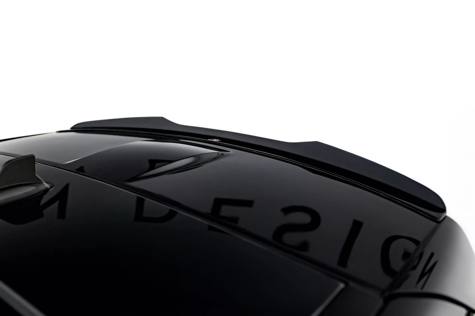 Spoiler CAP Für Land Rover Range Rover Sport Mk2 Schwarz Hochglanz