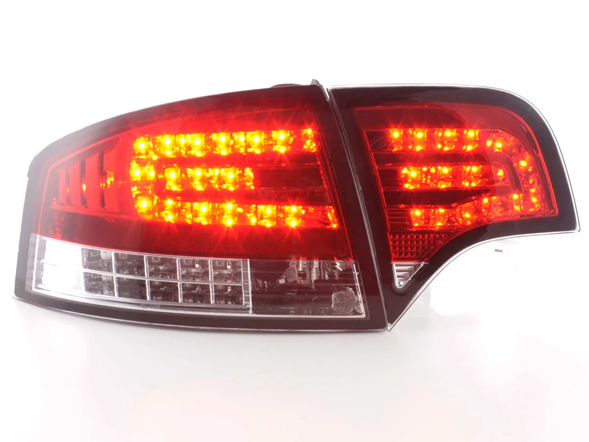 LED Rückleuchten Set Audi A4 Limousine Typ 8E Bj. 04-07 rot/klar