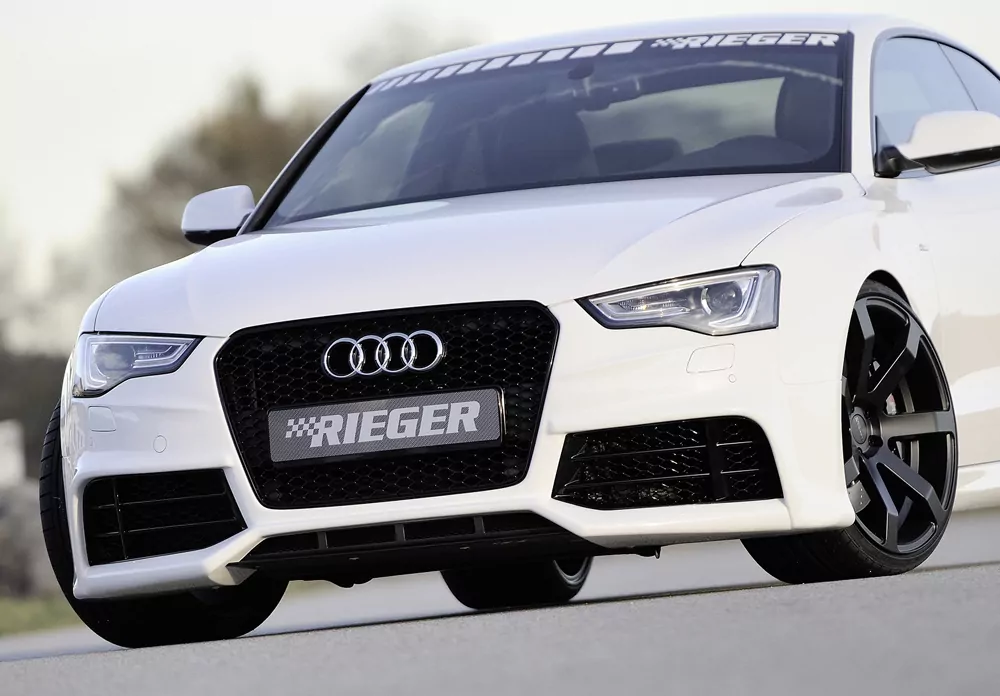 Kühlergrill Audi RS5 (B8), schwarz glänzend glanz schwarz für Audi A5 S5 (B8/B81) Cabrio 10.11-06.16 (ab Facelift)