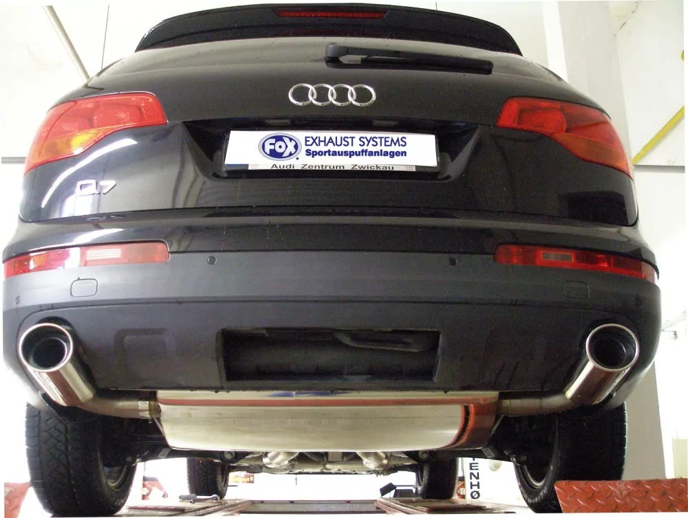 Audi Q7 - 3,0l TDI  Endschalldämpfer Ausgang rechts/links - 129x106 Typ 32 rechts/links