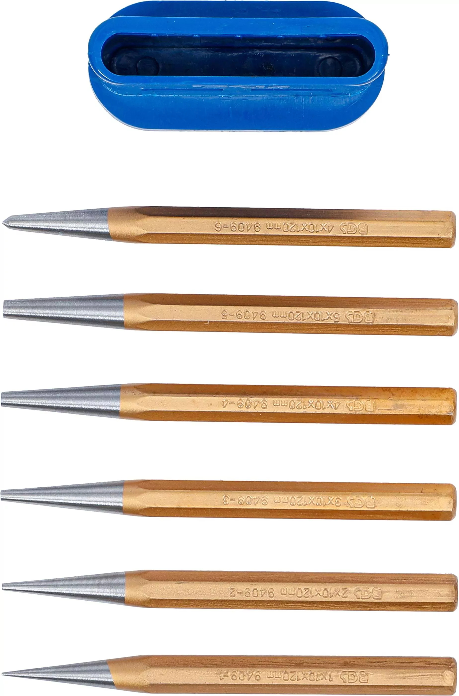 Durchtreiber-/ Körner-Satz | 120 mm | 1 - 5 mm | 6-tlg.