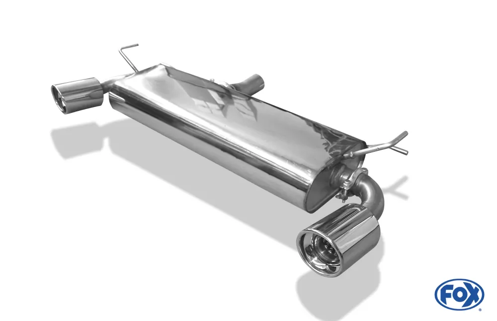 Renault Koleos Diesel  Endschalldämpfer quer Ausgang rechts/links - 1x100 Typ 17 rechts/links