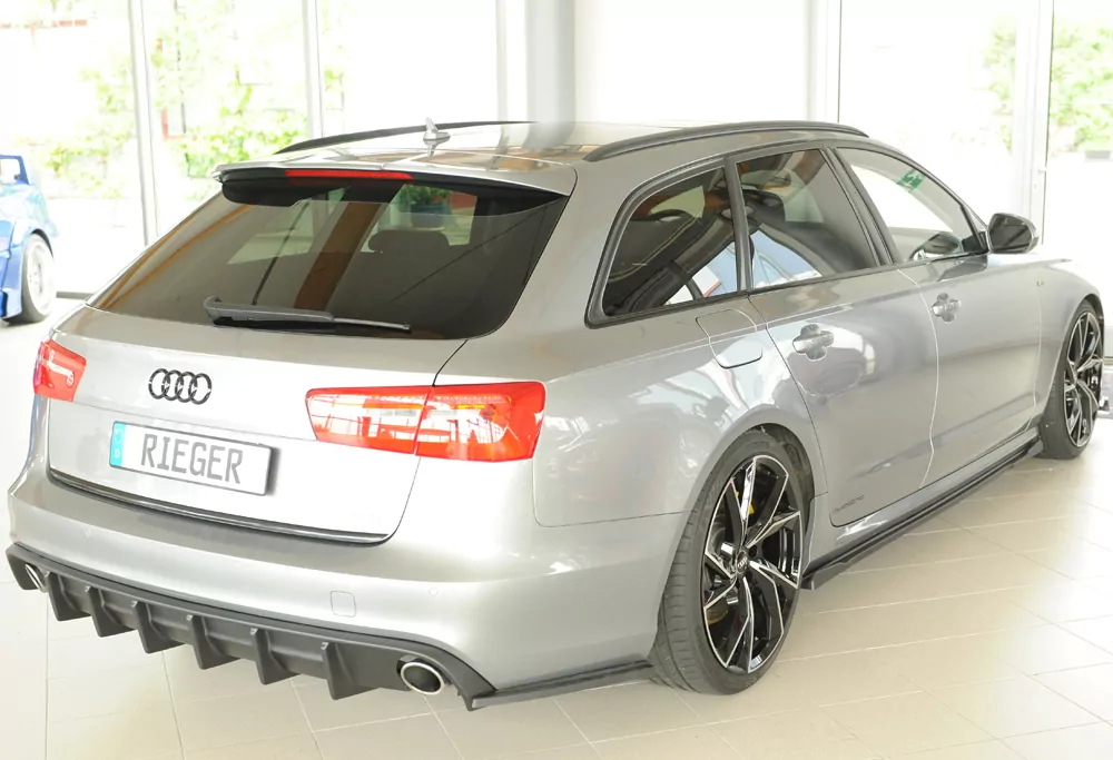 Rieger Heckschürzenansatz seitlich rechts für Audi A6 S6 (4G/C7) Lim. 02.12-08.14 (bis Facelift)