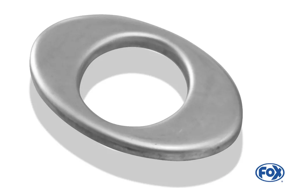 Deckel für Endrohr oval  140x90mm - Loch: 63mm