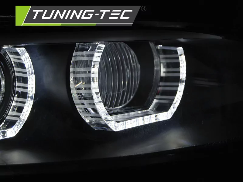 XENON HEADLIGHTS ANGEL EYES LED BLACK fits BMW E92/E93 06-10