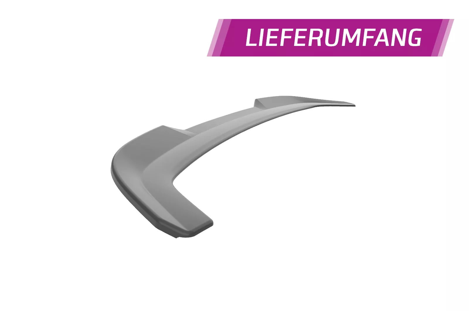 Heckflügel mit ABE für Porsche 718 Boxster (Typ 982) HF940 Schwarz Strukturiert