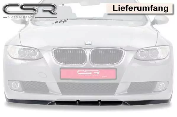 Cup-Spoilerlippe mit ABE für BMW 3er E92 / E93 CSL013 Strukturiert (schwarz matt)