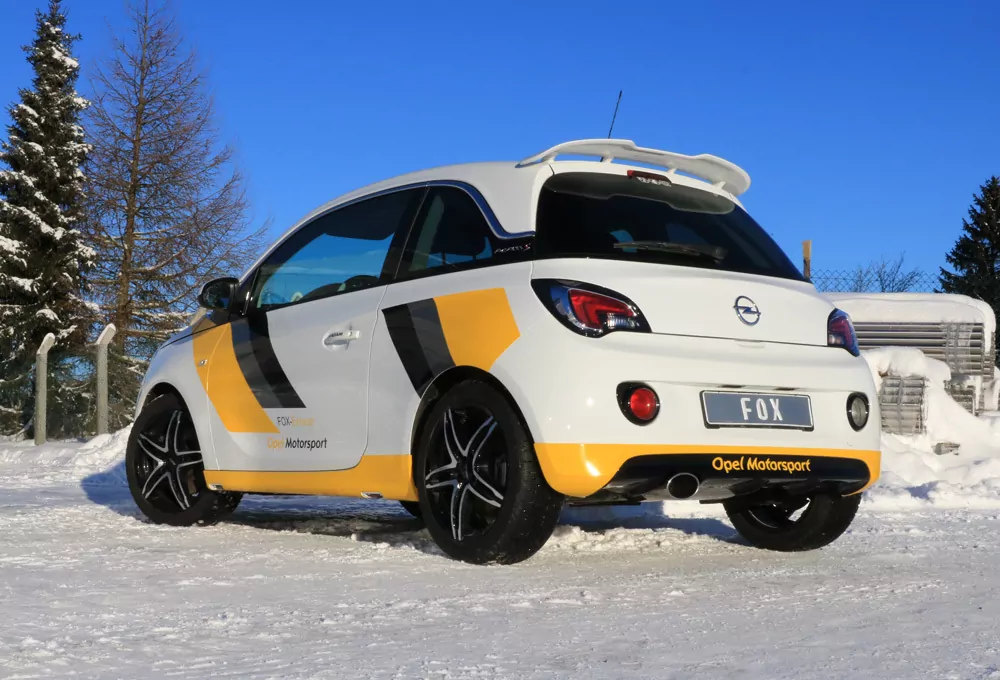 Opel Adam S  Endschalldämpfer quer Ausgang links - 140x90 Typ 44 links