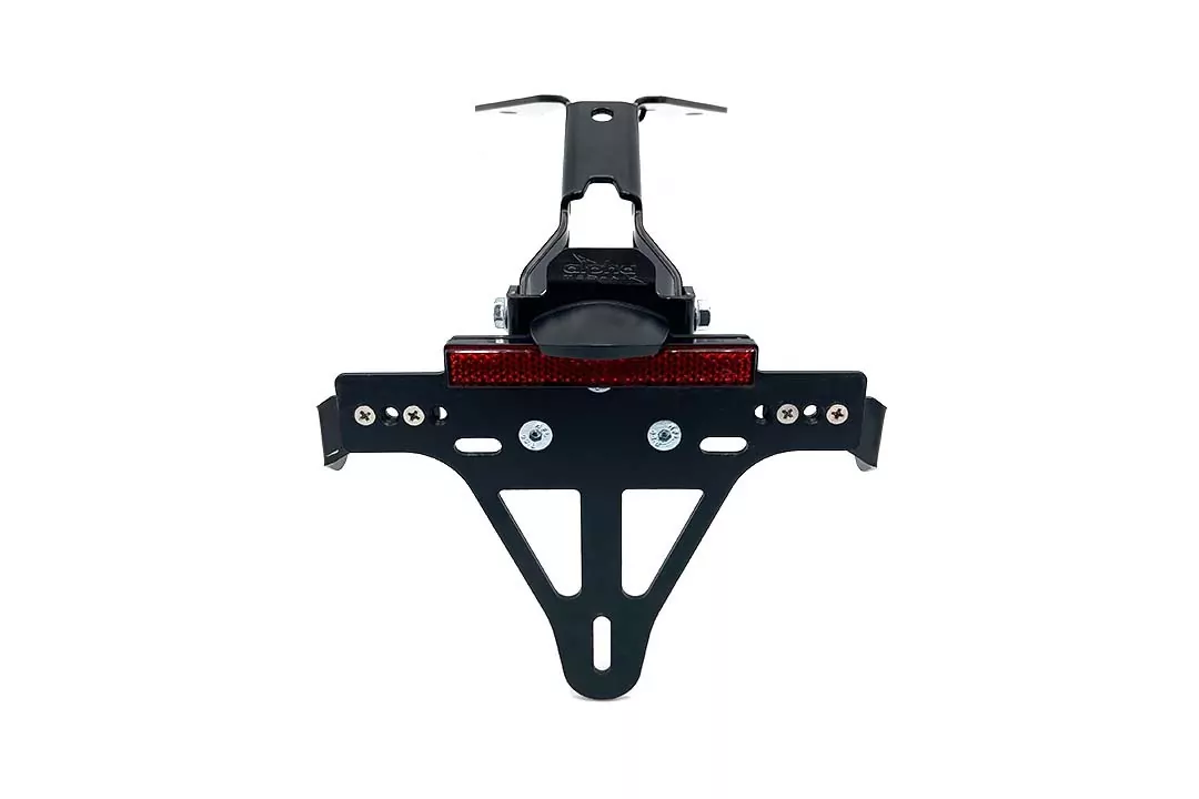 alpha Technik Kennzeichenhalter für Aprilia RS125 und Tuono 125 Typ XA Modelljahr 2021-