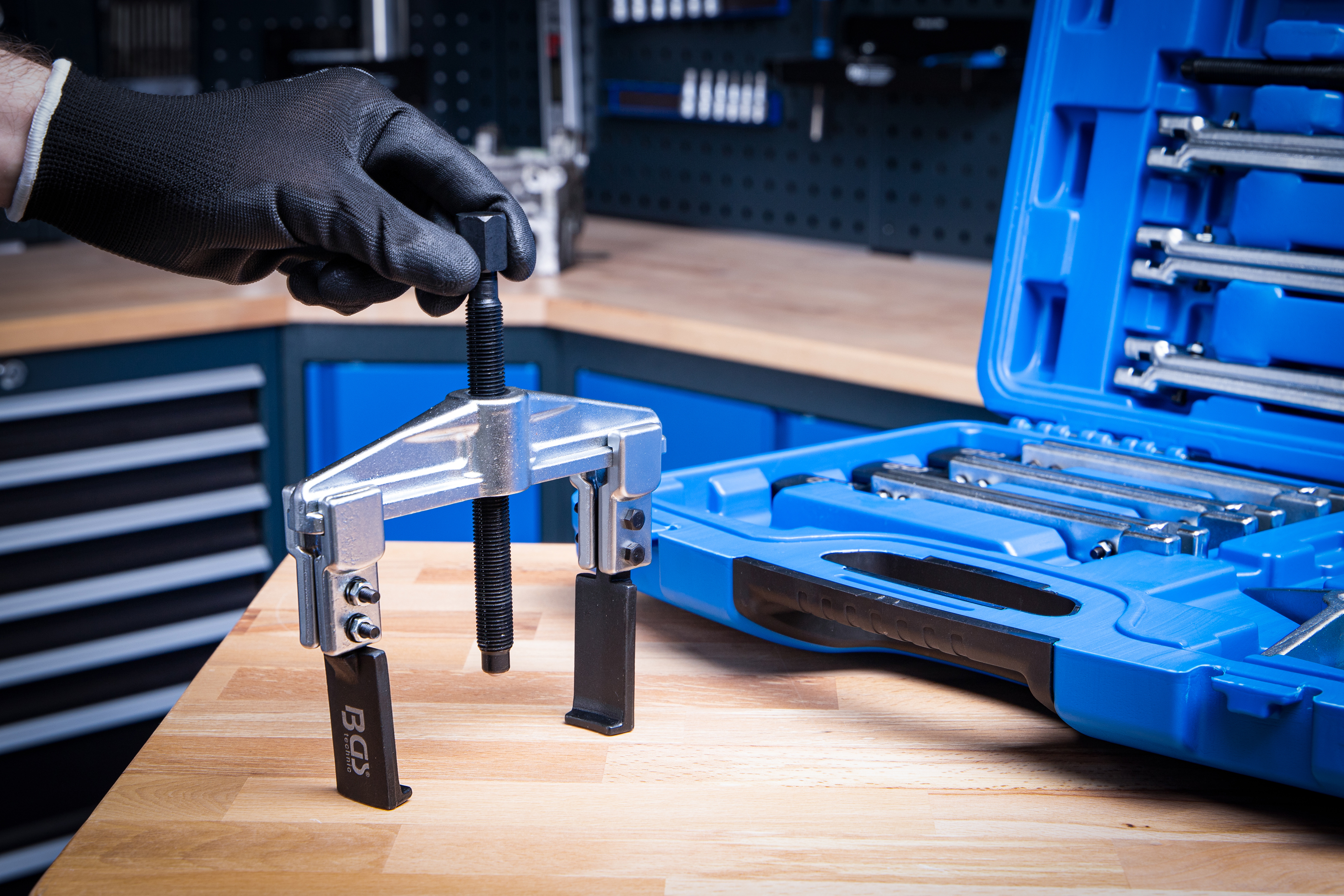 Außen-/Innenabzieher-Satz, 2- und 3-armig | 13-tlg.