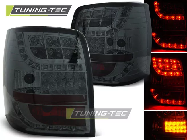 Led Tail Lights Smoke Led Indicator Fits Vw Passat B5 96-00 Variant