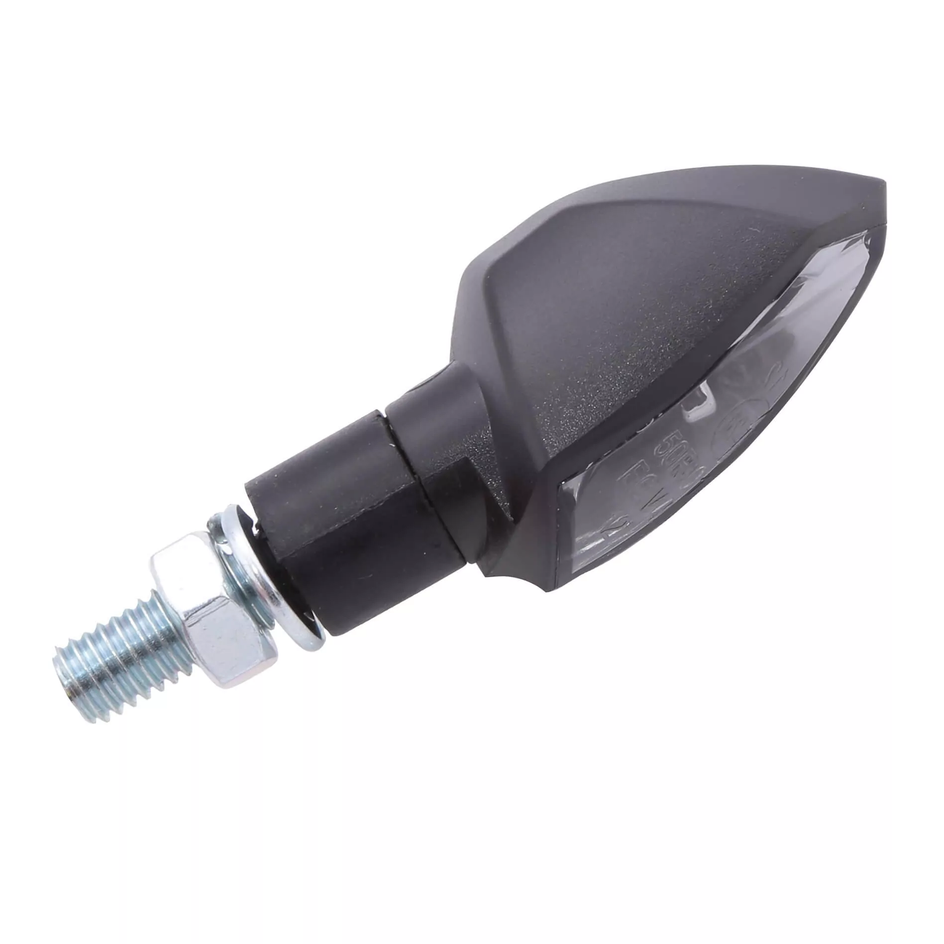 HIGHSIDER smart Shield-TS LED Blinker Gehäuse Schwarz / Linse Rauchgrau (Paar), Vorn & Hinten