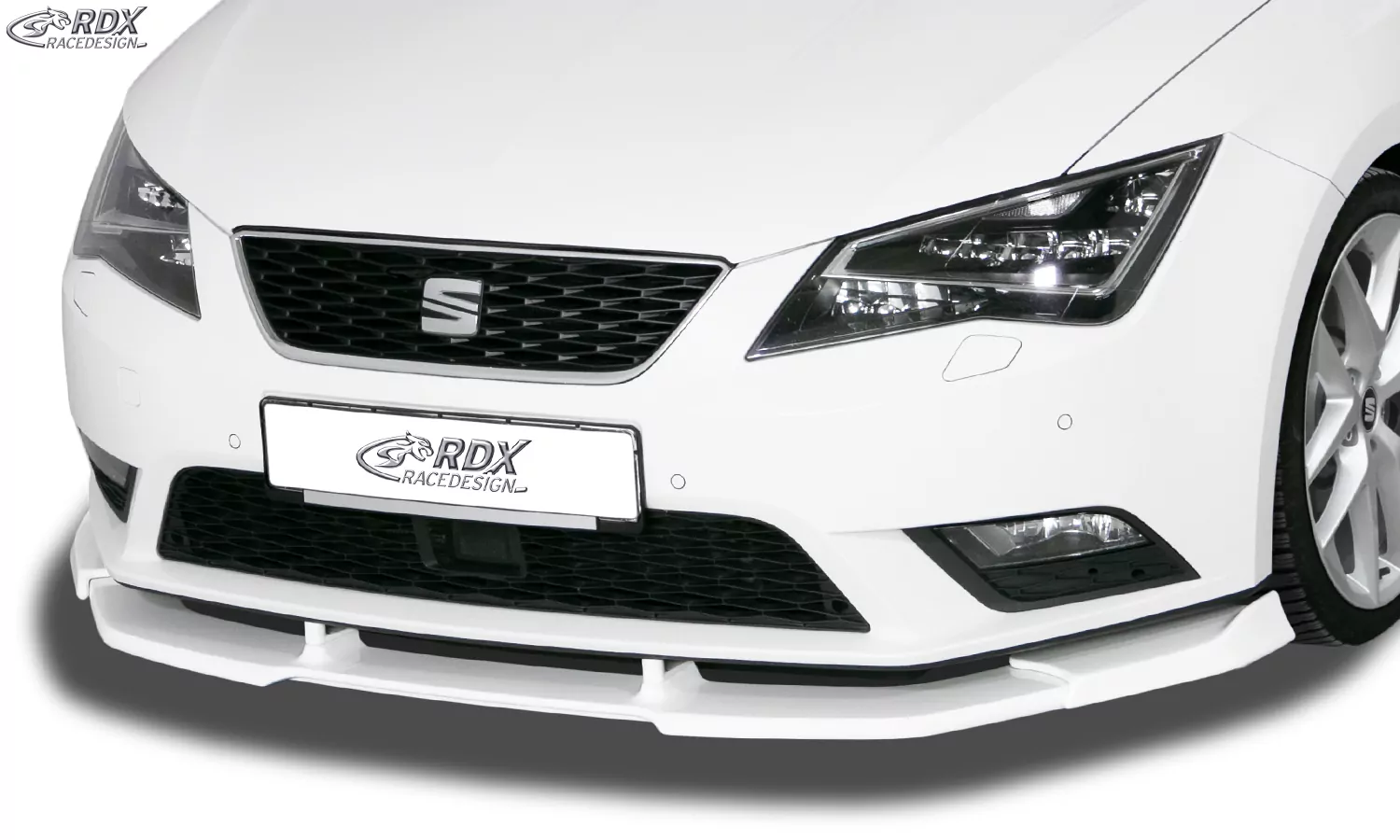 RDX Frontspoiler VARIO-X für SEAT Leon 5F -2017 (auch SC und ST) Frontlippe Front Ansatz Vorne Spoilerlippe