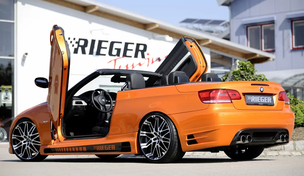 Rieger Heckklappenspoiler für BMW 3er E93 - Cabrio 03.07-02.10 (bis Facelift) carbon optik