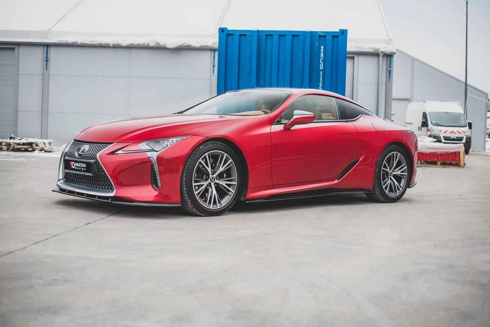 Seitenschweller Ansatz Für Lexus LC 500 Schwarz Hochglanz