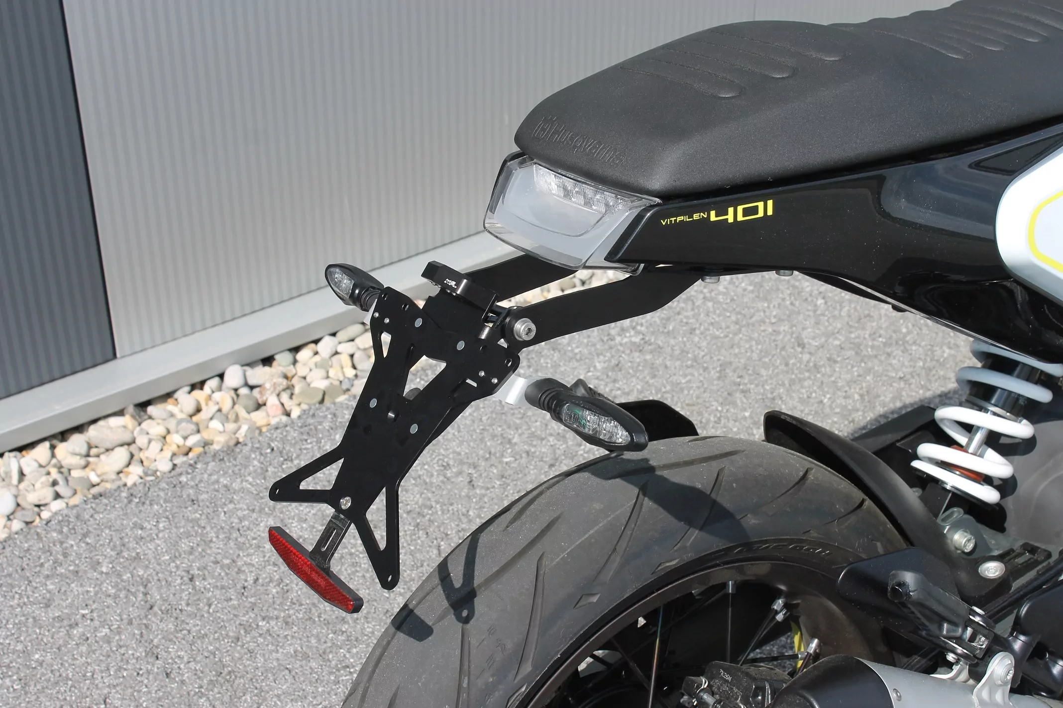 Kurzes Heck - Kennzeichenträger - Kennzeichenhalter für Husqvarna 401 Vitpilen ab 2018-2019