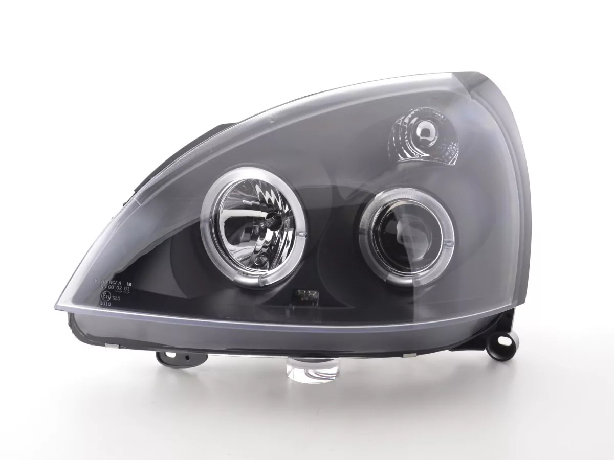 Scheinwerfer Set Renault Clio 2 3/4/5-trg Bj. 01-04 schwarz