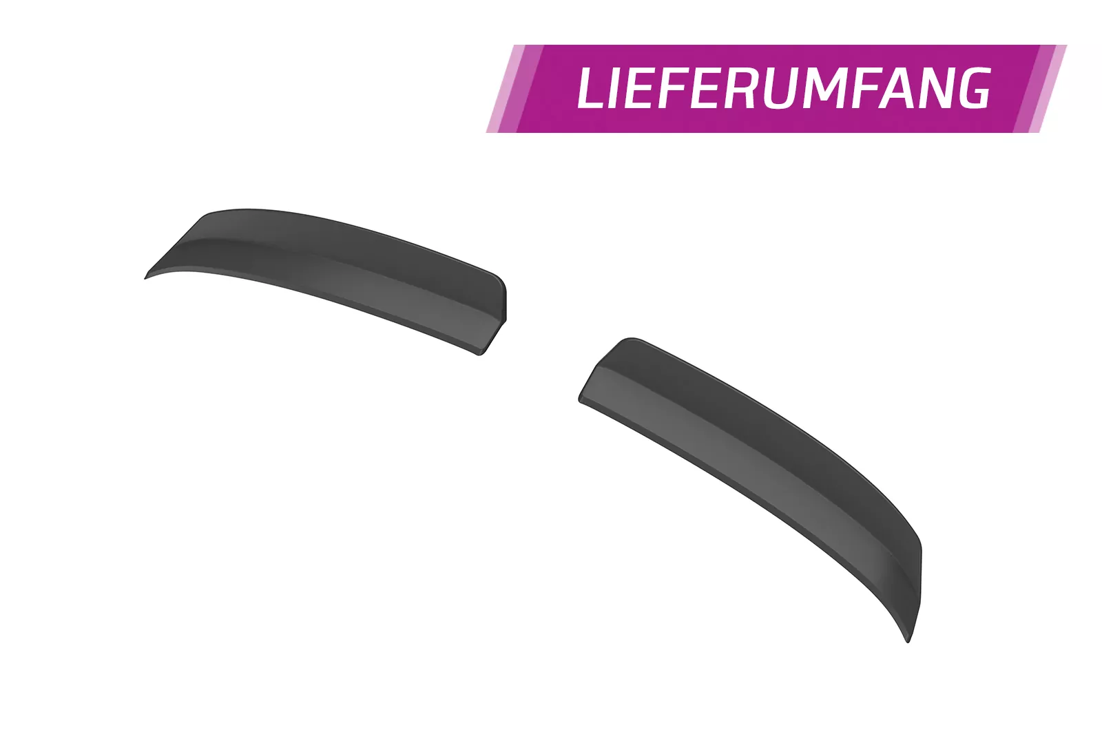 Heckflügel mit ABE für Hyundai Kona N HF046 Schwarz Strukturiert