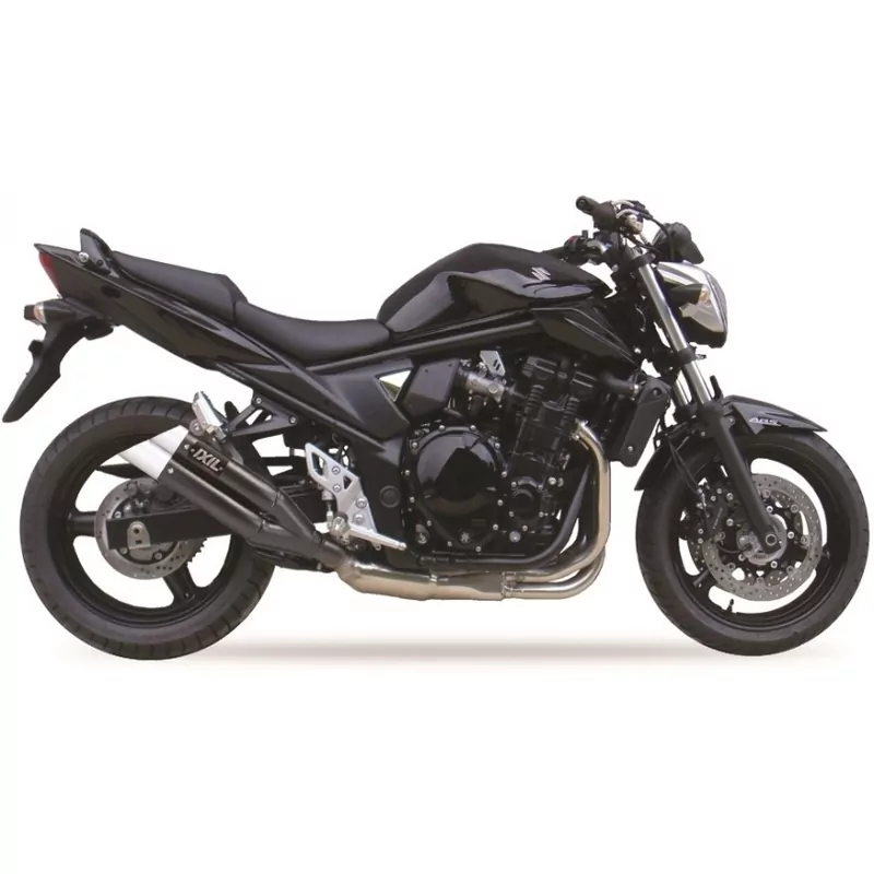 IXIL Endschalldämpfer Hyperlow black XL, GSF 650/1250 Bandit 07-15, GSX 650 F/1250 F 08-15 E-geprüft