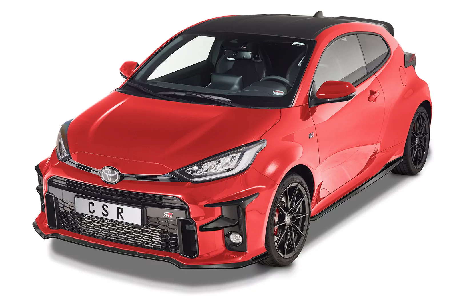 Performance Flaps für Toyota GR Yaris (XP21) FP017 Schwarz Strukturiert