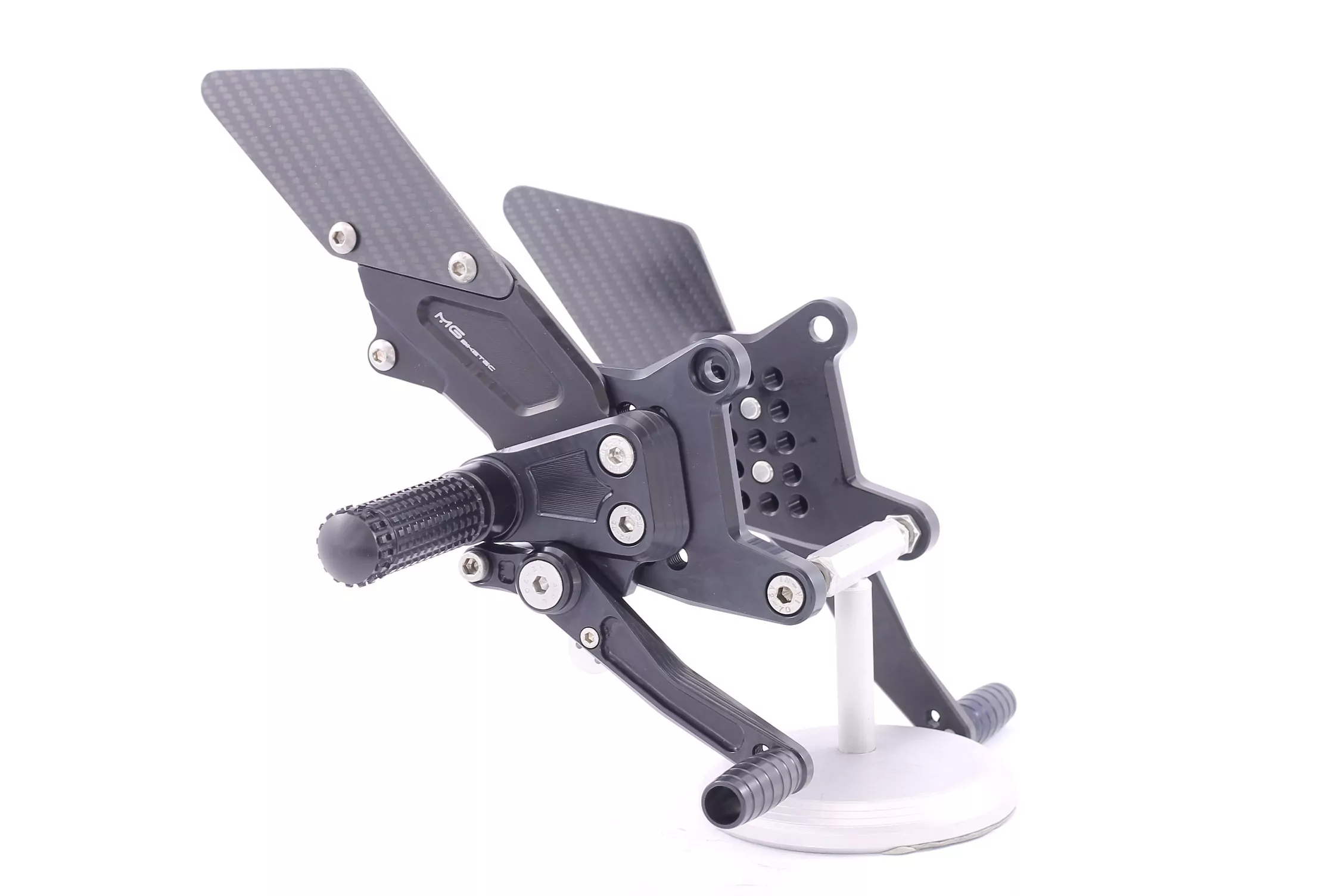 MG Biketec Sportfussrastenanlage / Rastenanlage / Fussrastenanlage mit ABE, gültig in D - A - CH für KTM 1290 Super Duke GT ab 2016-2020