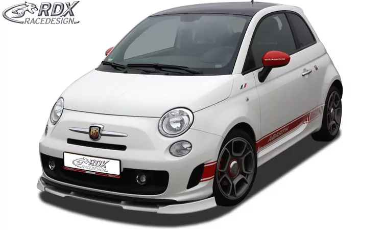 RDX Frontspoiler VARIO-X für FIAT 500 Abarth Frontlippe Front Ansatz Vorne Spoilerlippe
