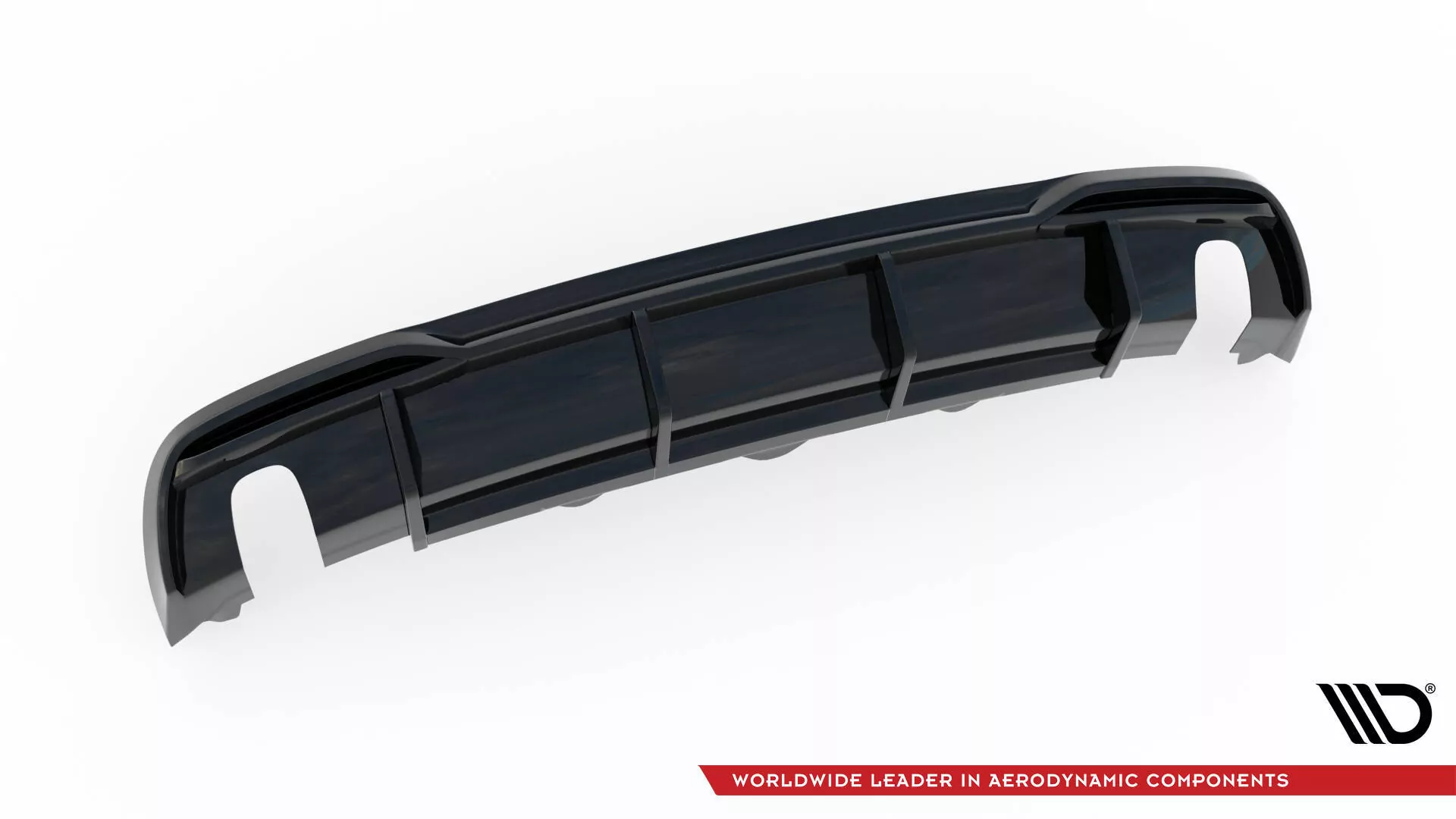 Diffusor Heck Ansatz Für Audi A5 Coupe 8T Facelift (Version Mit Einzelauspuff Auf Beiden Seiten)