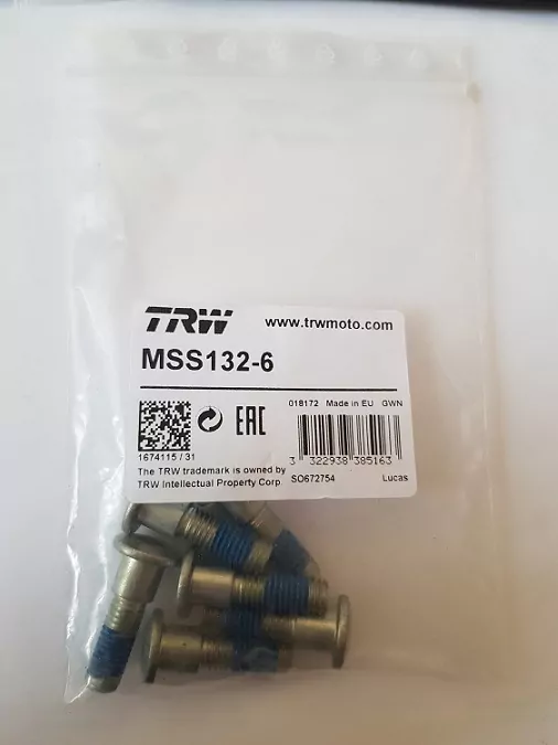 Bremsscheibenschraube Satz Triumph M8 x 1,25 x 33,50