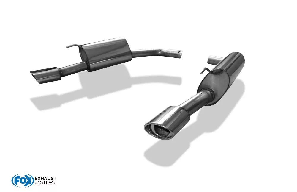 Jaguar XK8/ XKR Typ QEV/ QDV  Endschalldämpfer rechts/links Ø63,5 - 115x85 Typ 33 rechts/links