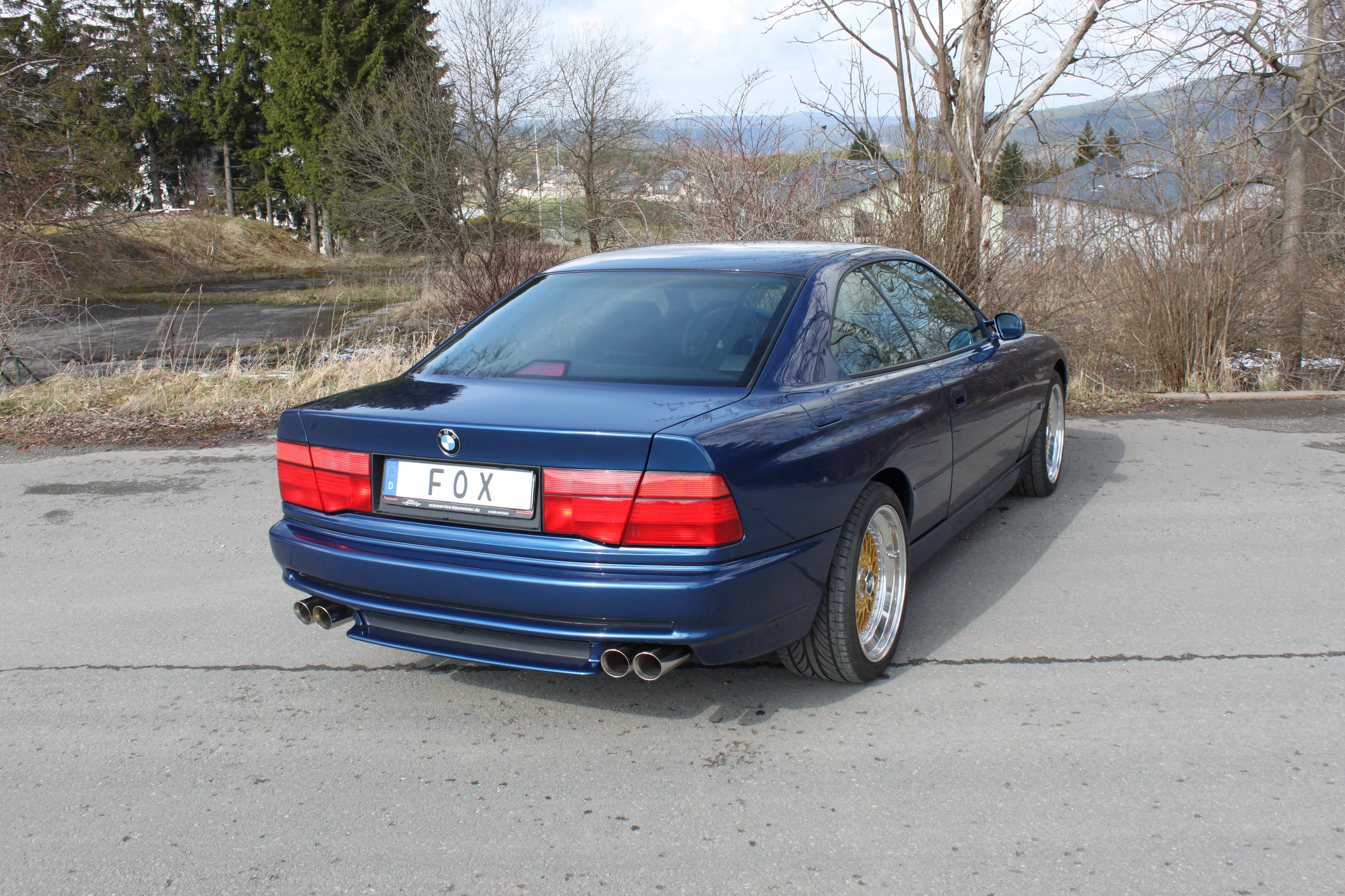 BMW E31 850i  Endschalldämpfer rechts/links - 2x90 Typ 25 rechts/links