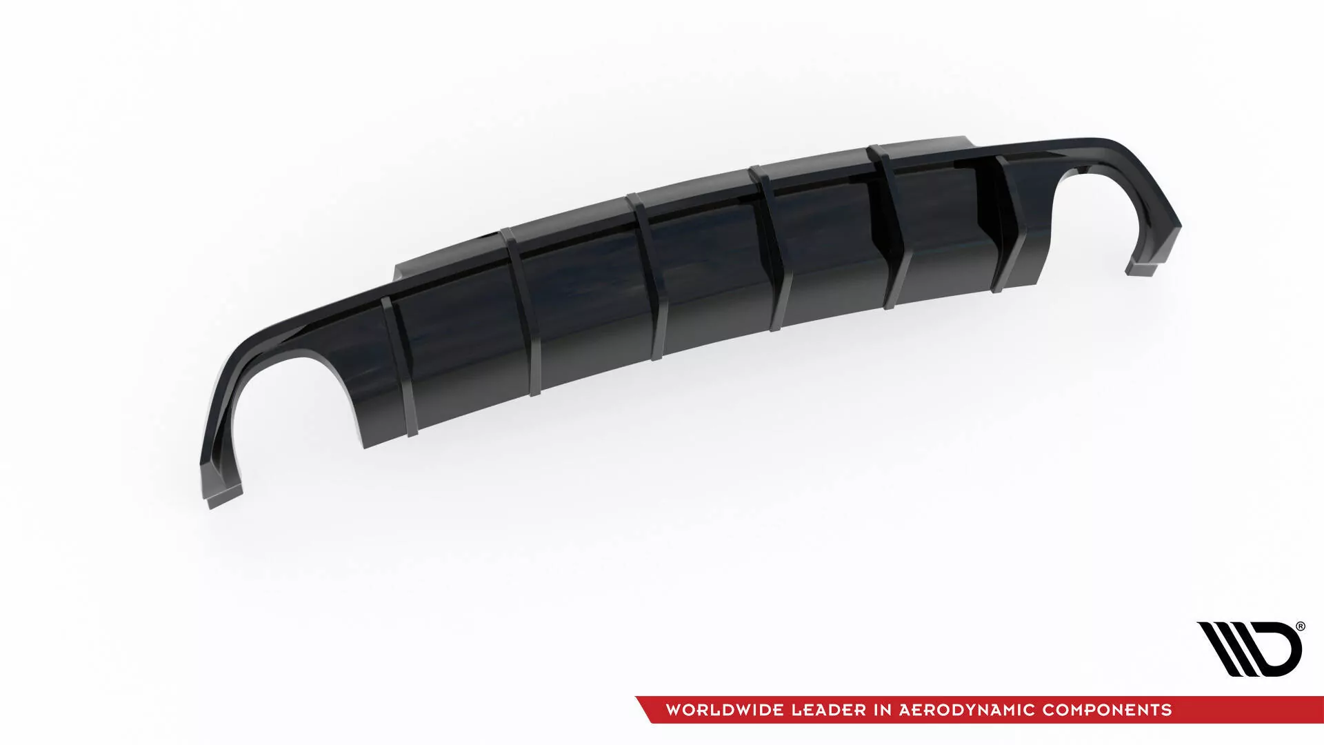 Diffusor Heck Ansatz V.1 Für Volkswagen Scirocco R Mk3 Schwarz Hochglanz