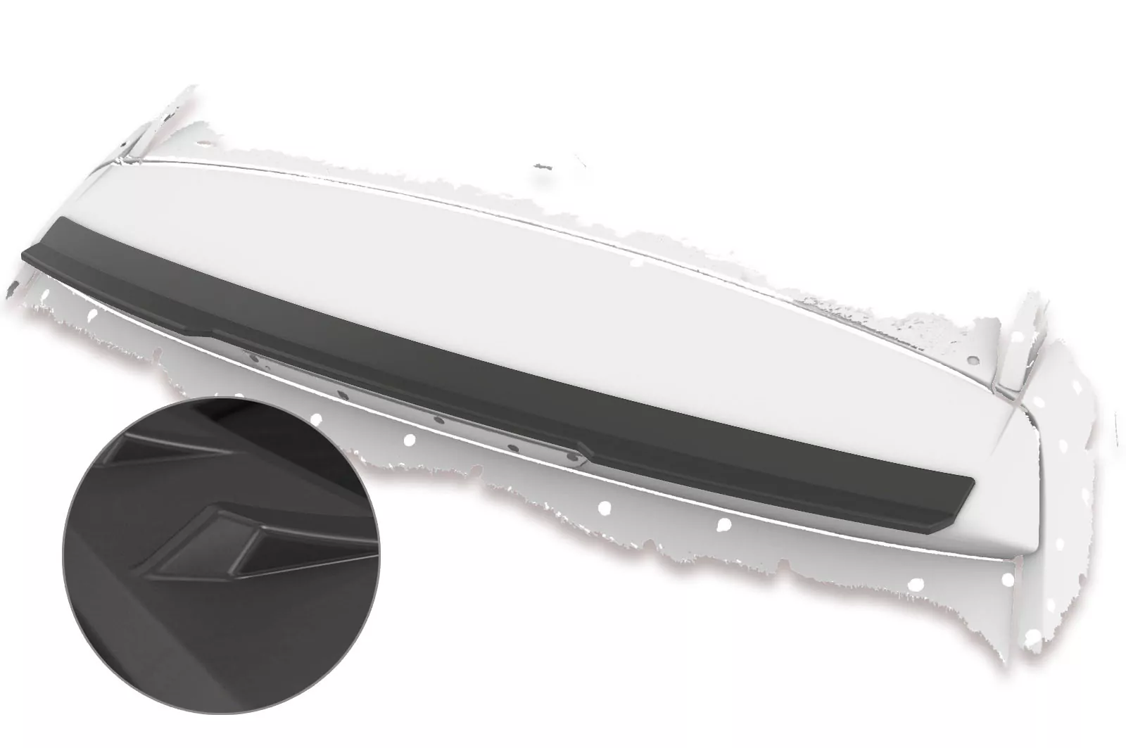 Heckflügel mit ABE für BMW X3 F25 Lackierfreundlich (schwarz matt)