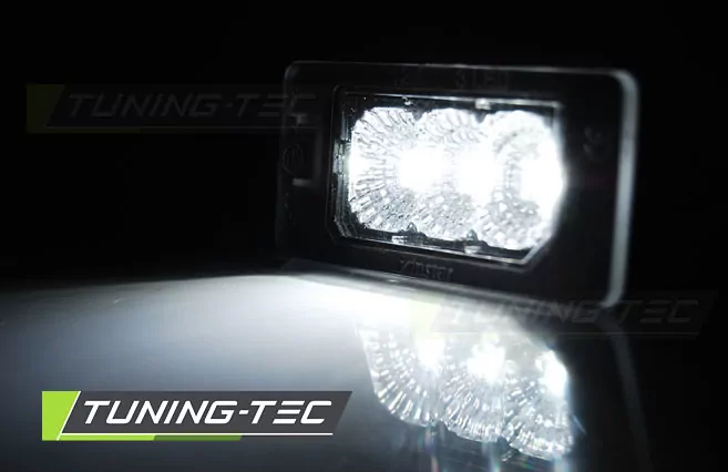 License Led Lights Clear Fits Audi Q5 / A4 08-10 / A5 / Tt / Vw Passat B6 Kombi