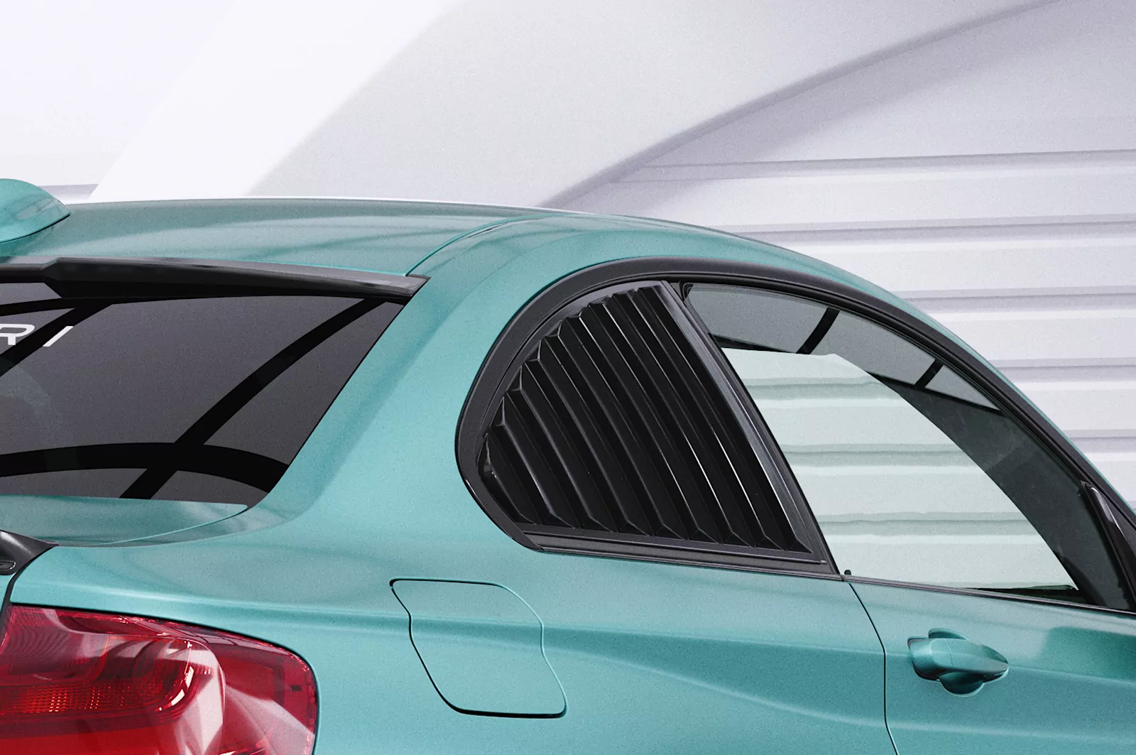 Seitenscheibenblenden für BMW 2er F22/F87 Coupe SSB003 Schwarz Strukturiert