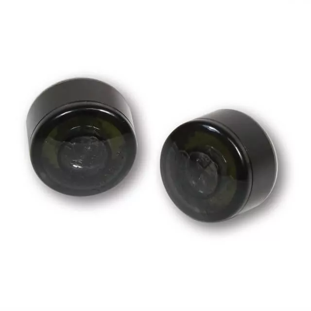 HIGHSIDER pro Apollo LED Indicator/Position Light Black/Translucent 2in1, E-Approved (Pair)