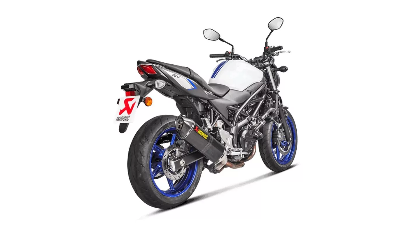 Akrapovic Slip-On Line (Carbon) Auspuff für Suzuki SV 650 Modelljahr 2016-2021