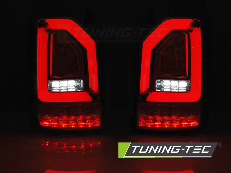 Led Bar Tail Lights Smoke Seq Fits Vw T6 15-19 Oem Led