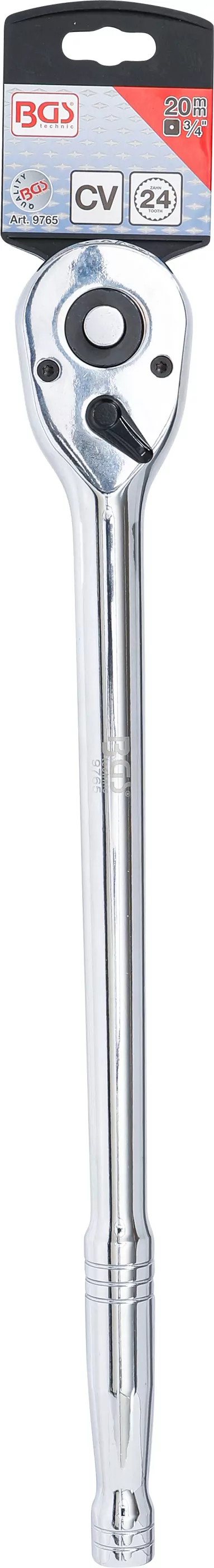 Umschaltknarre | Abtrieb Außenvierkant 20 mm (3/4") | 500 mm