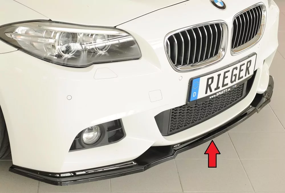 Rieger Spoilerschwert glanz schwarz für BMW 5er F10  (5L) Lim. 03.10-06.13 (bis Facelift)