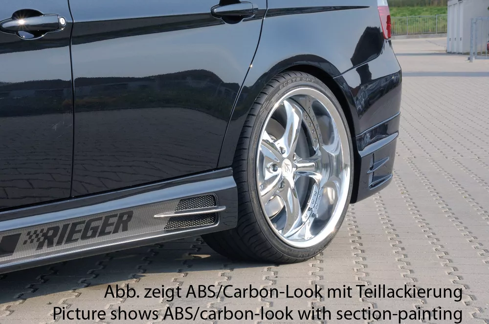 Rieger Seitenschweller rechts  carbon look für BMW 3er E90  09.08- (ab Facelift) LCI
