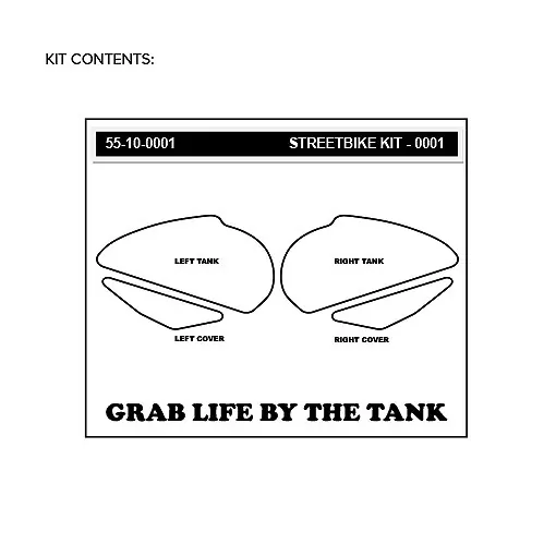 Stompgrip Traction Pad Volcano für Yamaha YZF-R1 02-03 Hybrid