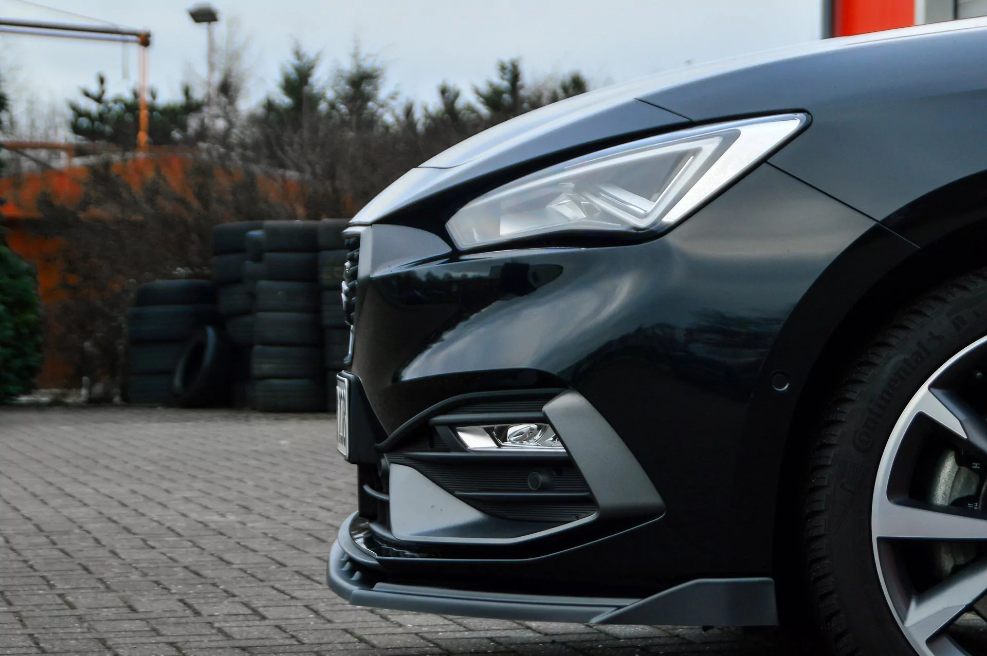 Cup Frontspoilerlippe mit Wings für Seat Leon KL +ST