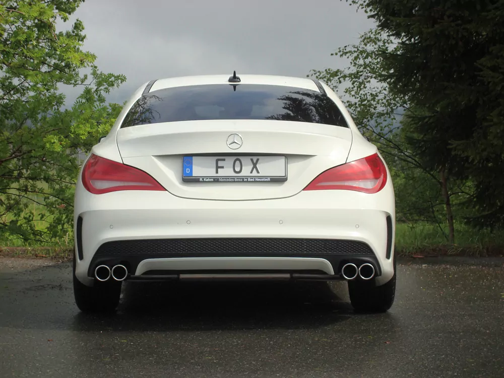 Mercedes CLA - C117/ X117 Frontantrieb  Endschalldämpfer quer Ausgang rechts/links - 2x80 Typ 12 rechts/links