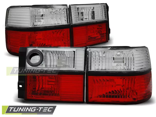 Tail Lights Red White Fits Vw Vento 01.92-09.98