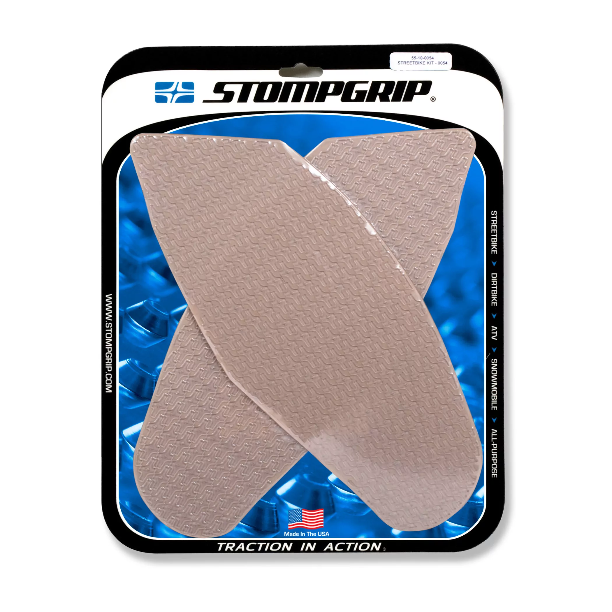 Stompgrip Traction Pad Icon für Suzuki GSX-R 750 08-10 Klar