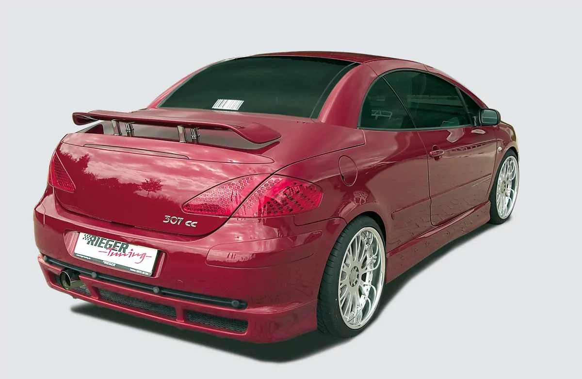 Rieger Heckansatz für Peugeot 307 | Cabrio CC 04.01-04.05 (bis Facelift) --> nur für Cabrio!