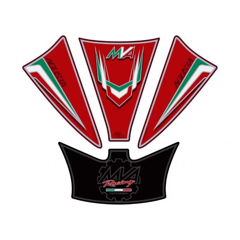 Motografix MV Agusta F3 675 / 800 3D Gel Tank Pad Protector TM003RS