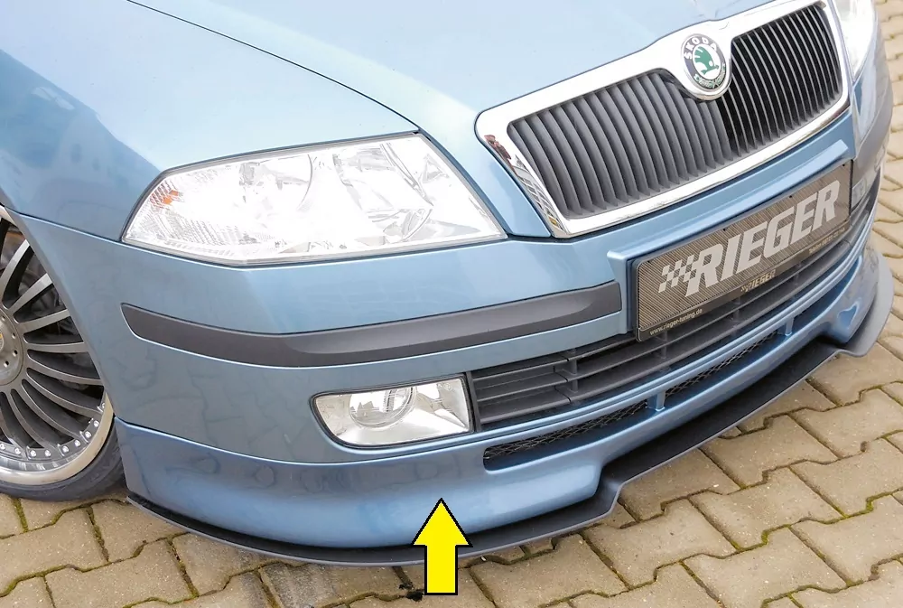 Rieger Spoilerlippe für Skoda Octavia (1Z) Lim. 06.04-10.08 (bis Facelift)