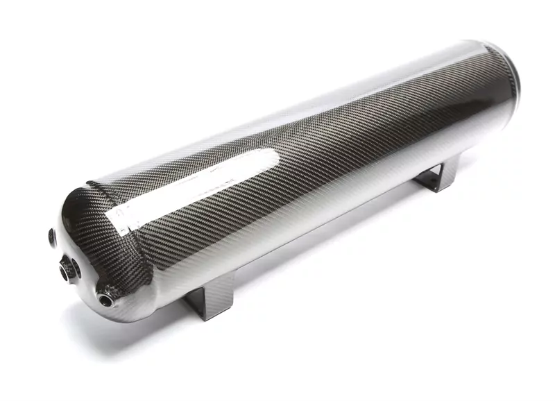 TA Technix Lufttank 19 Liter / Lufttank schwarz mit echt Carbon Furnier